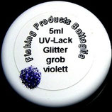 Glitter grob / violett