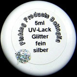 Glitter fein / silber