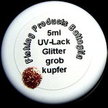 Glitter grob / kupfer