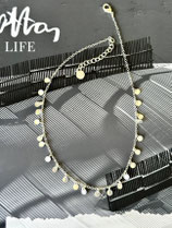 Halskette Mini gold coin charm choker INDIAN SUMMER SALE !