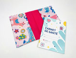 Housse fir de Carnet de Santé (neien Modell 2025) rosa Deieren