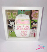 Brodéiert Pampers + Rumm Deieren Memory