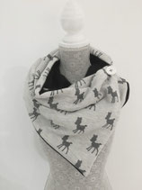 Wéckelschal Glitzer Bambi