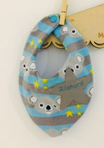 Dräiecksduch (blo Koala)