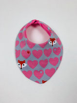 Dräiecksduch (rosa Fiis)