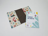 Housse fir de Carnet de Santé (neien Modell 2025) beige Beschmotiv