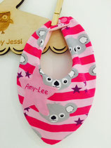 Dräiecksduch (rosa Koala)