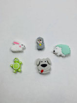 Suckelketten (Hues, Aaf, Igel, Schildkröt, Mupp)