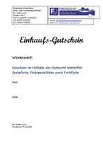 Einkaufsgutschein