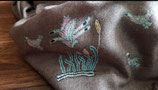 Cashmere super fine "BIRDS" scarf KT-79