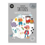 Kindertattoo-Set Fantasie & Entdecker
