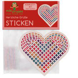 Stickset "Herzliche Grüße"