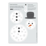Prickel- Schneemann
