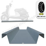 Motorradwanne RL190 aus verzinktem Stahl für Roller & Motorräder bis 300 kg.