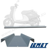 Motorradwanne RL190 aus verzinktem Stahl für Roller & Motorräder bis 300 kg.