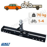 Pro Biker Deichseladapter von LEMET - Deichselfahrradträger für Wohnwagen und Anhänger