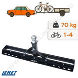 Pro Biker Deichseladapter von LEMET - Deichselfahrradträger für Wohnwagen und Anhänger
