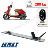 Aluminium Heckgaragenträger – Motorradhalterung für Wohnmobile & Kastenwagen – Helios von LEMET – 180 mm Breite & 200 kg Traglast
