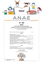 ANAE N° 184 - Repérer - Traiter - Accompagner - Actualités d'un syndrome et données probantes en 2023