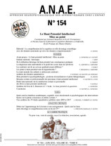 ANAE N° 154 - Le Haut Potentiel Intellectuel - Mise au Point