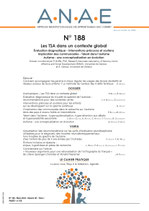 ANAE N° 188 - Les TSA dans un contexte global.
