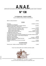 ANAE N° 130 - Les Bégaiements : données actuelles