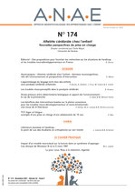 ANAE N°174 - Atteinte cérébrale chez l'enfant - Nouvelles perspectives de prise en charge