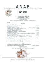 ANAE N° 140 - Les troubles de l'attention