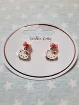 Ohrringe, Ohrstecker, Modeschmuck, Hello Kitty, ribbon rosa