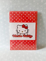 Klappkarte, Glückwunschkarte, Einladungskarte, Hello Kitty, rot