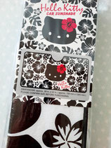 Sonnenschutz, Sonnenblende, Frontscheibenabdeckung, Autosonnenblende, Windschutzscheibensonnenschutz, Hello Kitty, hibiscus