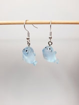 Ohrringe, Ohrhänger, Modeschmuck, Kawaii, glow in the dark, robbe 4