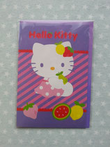 Klappkarte, Glückwunschkarte, Einladungskarte, Hello Kitty, lila 1