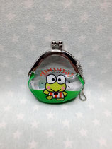 Keroppi, Klippgeldbörse, Bügelbörse, Geldbeutel, Aufbewahrungstasche, Sanrio