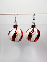 % Ohrringe, Ohrhänger, Modeschmuck, Kawaii, christbaumkugel
