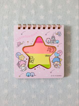 Little Twin Stars, Haftnotiz Set, Klebezettel, Sticky Notes, Sanrio