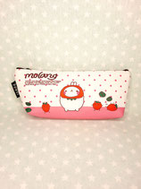 Kosmetiktasche, Beuty Bag, Federtasche, Federmäppchen, Kawaii, weiß