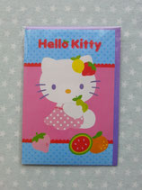 Klappkarte, Glückwunschkarte, Einladungskarte, Hello Kitty, blau 1