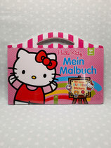 Malbuch mit Stickern, Ausmalbuch mit Aufklebern, Hello Kitty