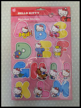 Alphabet 3D Sticker, Wanddeko, Kinderzimmer Deko, Hello Kitty