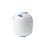 Blauw Vouw vaas 3, 8,5cm hoog