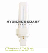 UV Ersatzlampe - 9 Watt - für den  Fan Insektenvernichter 363G UVC