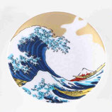 縁起豆皿　波