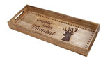 Tablett rechteckig "Hirsch"