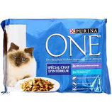 ONE FRAÎCHEUR SPÉCIAL CHAT INTÉRIEUR EFFILE SAUCE 4X85GR