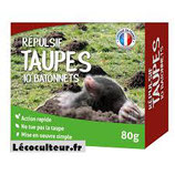 BÂTONNETS RÉPULSIF TAUPES X10 80GR