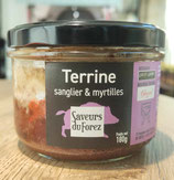 Terrine sanglier et myrtilles