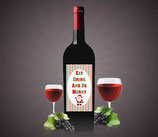 Eat & Drink - Christmas; Wine Label