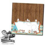 Food Tent Cards  - Woodland Animals; DIGITAL PDF FILE