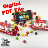 Monster Skittles Box Wrapper; Digital PDF File